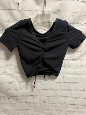 FIVE airbrush Black dance top YL